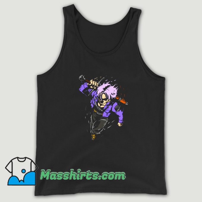 Funny Manga Future Warrior Tank Top