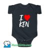 I Love Ken Kenneth Husband Boyfriend Baby Onesie