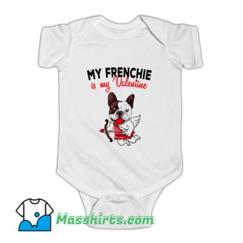 I Love My French Bulldog Frenchie Baby Onesie