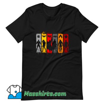 Justice Shadows Superhero T Shirt Design
