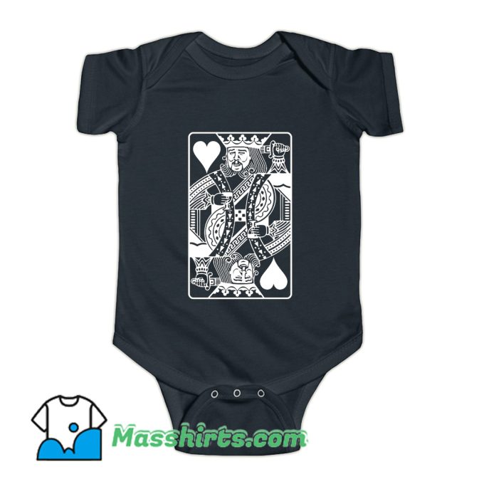 Leo Poker Face Baby Onesie