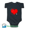 Love Heart Doctor Jobs Valentine Baby Onesie