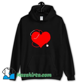 Love Heart Doctor Jobs Valentine Hoodie Streetwear