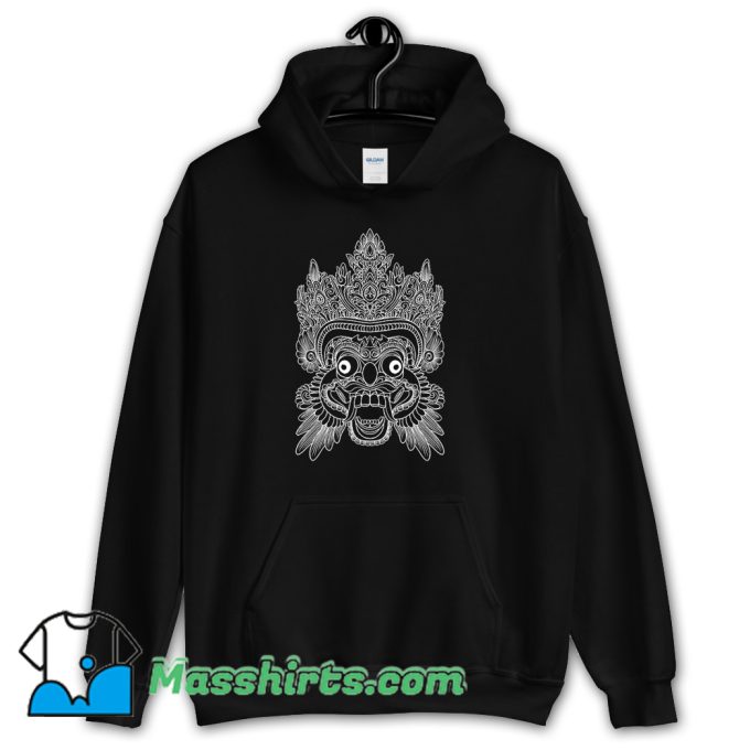 Minimalist Statue Asian Figure Hoodie Streetwear