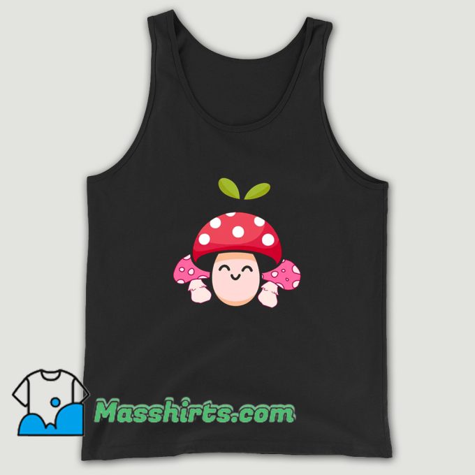 Mushroom Japanese Fluffy Tank Top