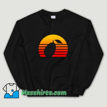 New Retro Sunset Kumquat Sweatshirt