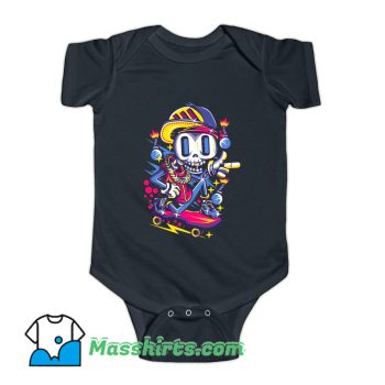 Skull Skate Baby Onesie