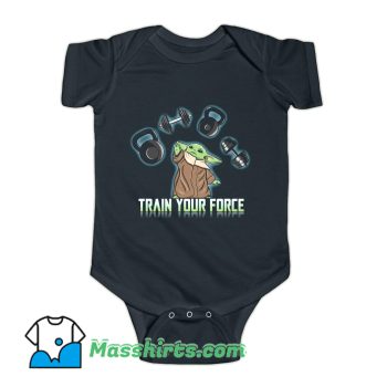 Train Your Force Fitness Baby Onesie