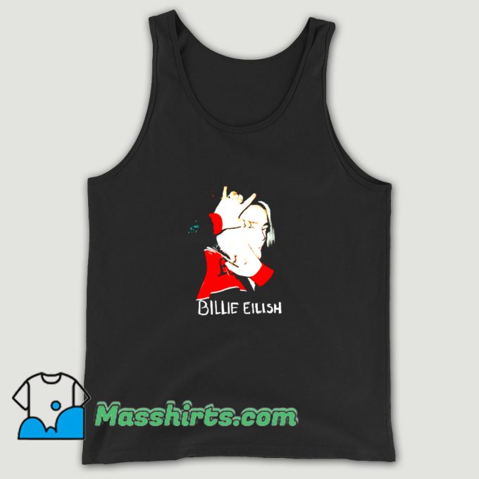 Vintage Billie Eilish Concert Photos Tank Top