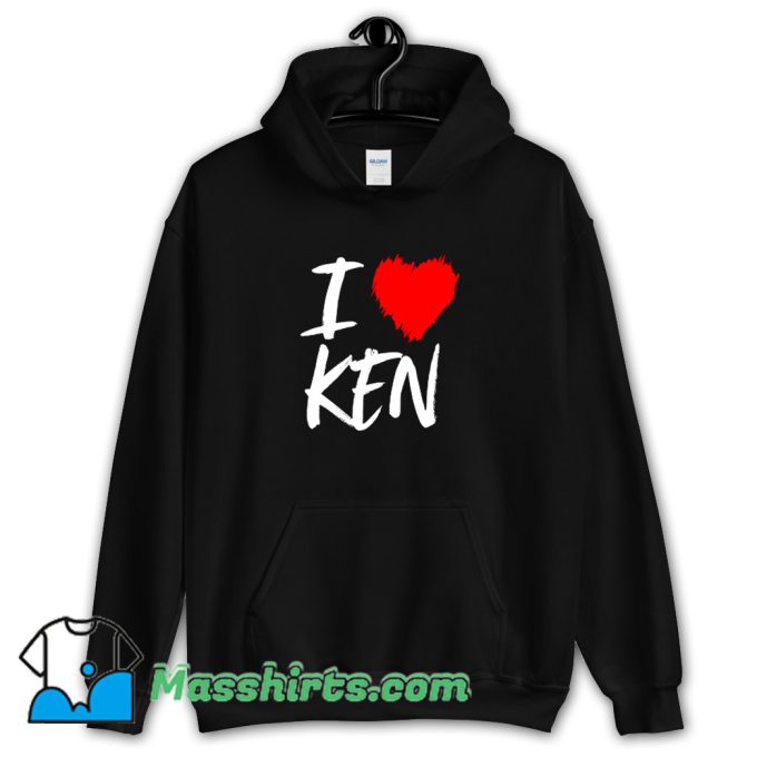 Vintage I Love Ken Kenneth Husband Boyfriend Hoodie Streetwear