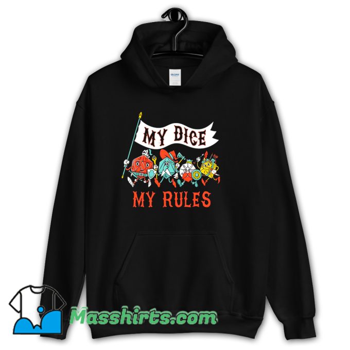 Vintage My Dice My Rules Hoodie Streetwear