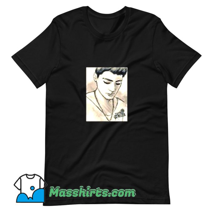 Vintage Zayn Malik Doodle T Shirt Design