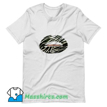 Zebra Lips T Shirt Design On Sale