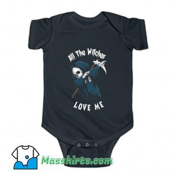 All The Witches Love Me Baby Onesie