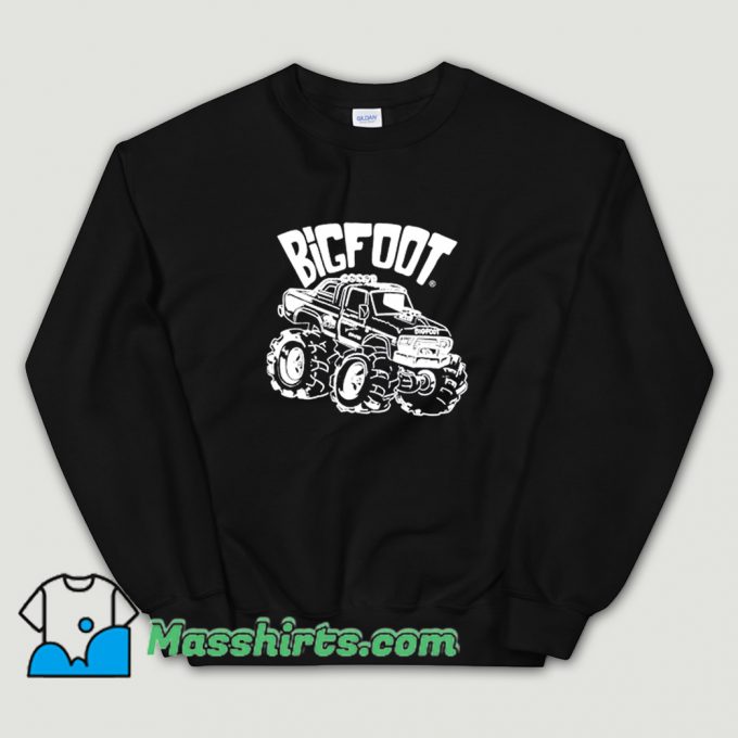 Awesome Cartoon Bigfoot Sweatshirt