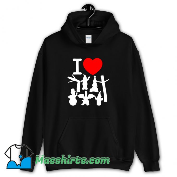 Best I Love Inflatables Red Heart Hoodie Streetwear