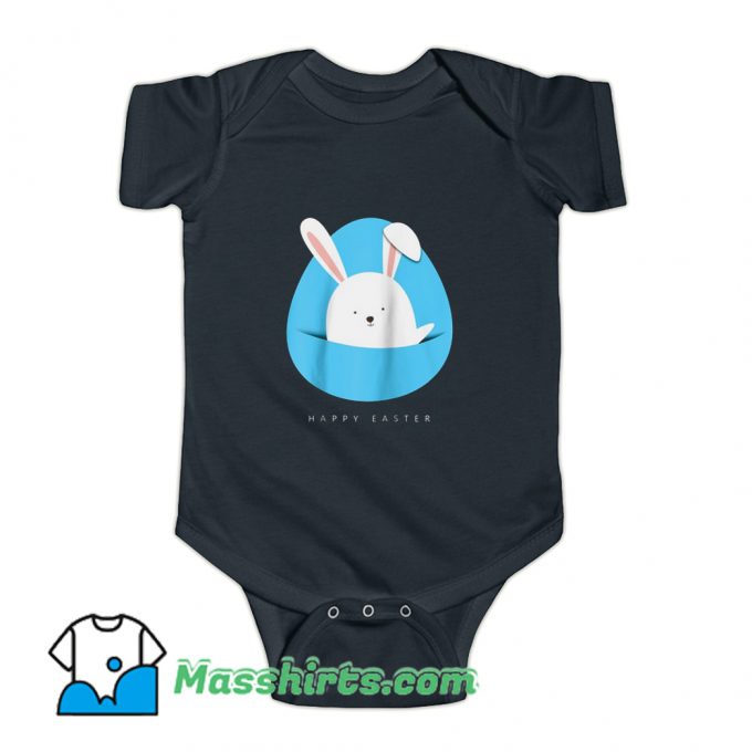 Cartoon Bunny Easter Funny Baby Onesie