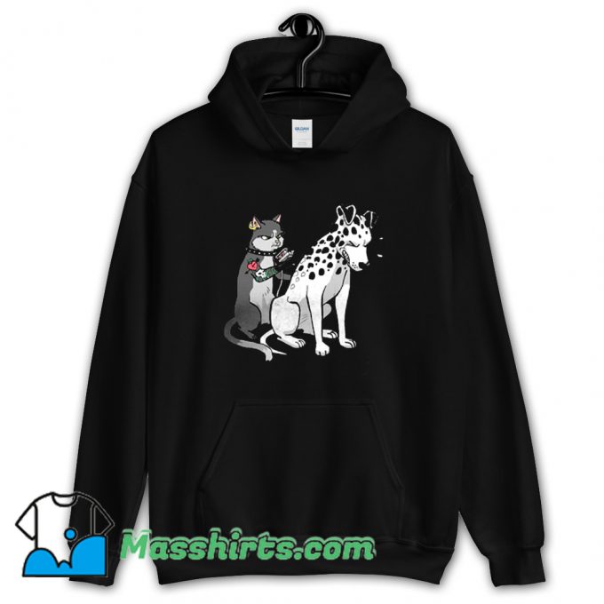 Cheap Dog Tattoo Cat Inked Dalmatian Hoodie Streetwear