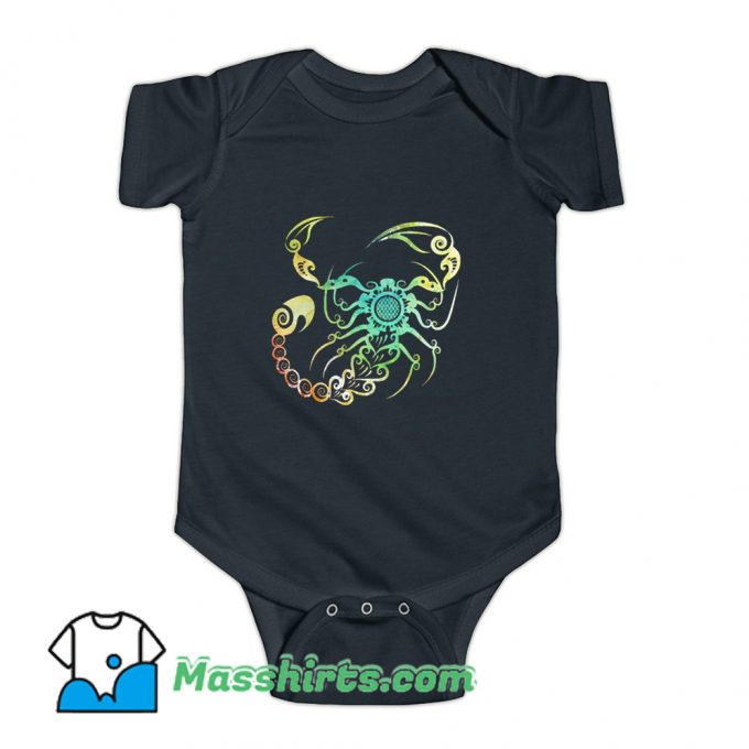 Cheap Scorpion Art Baby Onesie