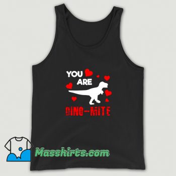 Cool You Are Dino Mite Dinosaur Tank Top