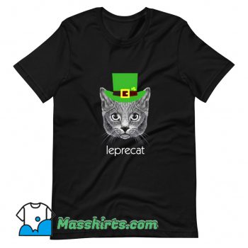 Funny Leprechaun Cat St Patricks Day T Shirt Design