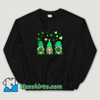 Gnome Leprechaun Green Funny Sweatshirt