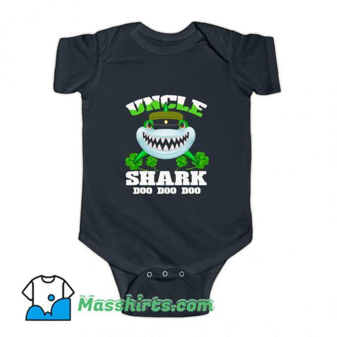 Holiday Irish Uncle Shark Doo Doo Doo Baby Onesie