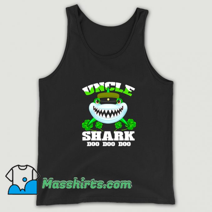 Holiday Irish Uncle Shark Doo Doo Doo Tank Top On Sale