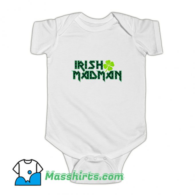 Irish Madman Plaid Heavy Metal Parody Baby Onesie