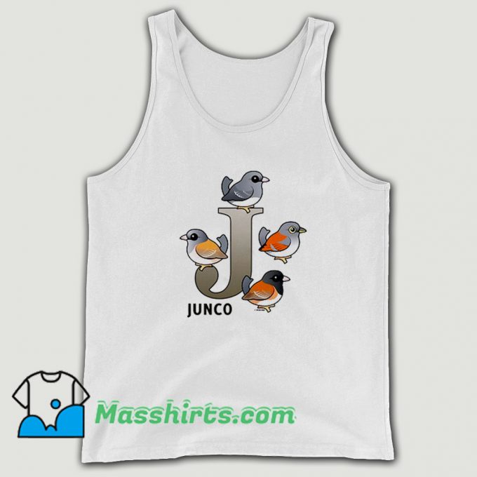 J Is For Junco Bird Lover Tank Top