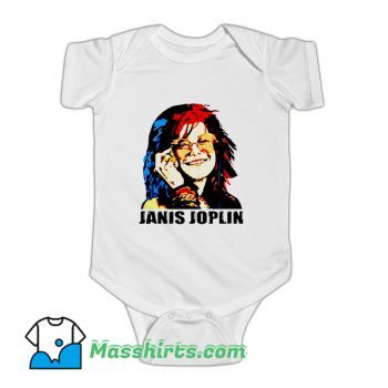 Janis Joplin American Singer Baby Onesie