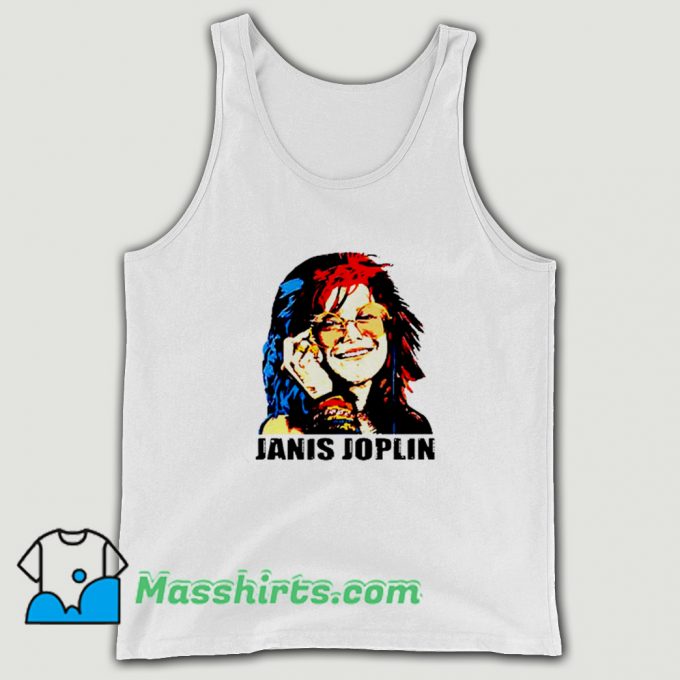 Janis Joplin American Singer Tank Top