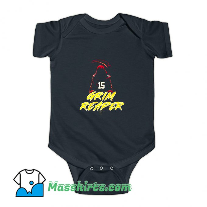 Kc 15 Mahomes Grim Reaper Baby Onesie