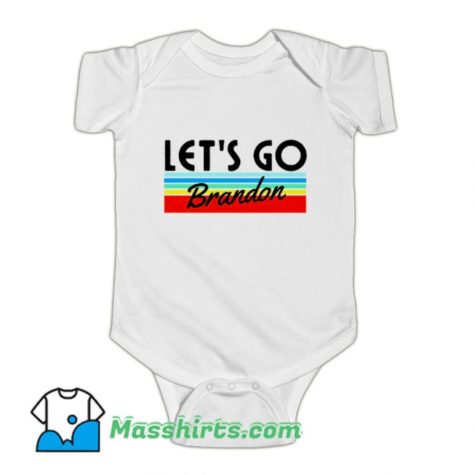 Lets Go Brandon Conservative Anti Liberal Baby Onesie