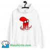 New Red Pacific Giant Octopus Hoodie Streetwear