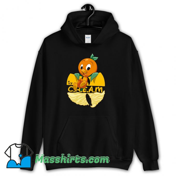 Orange Ice C.R.E.A.M. Retro 90s Hoodie Streetwear