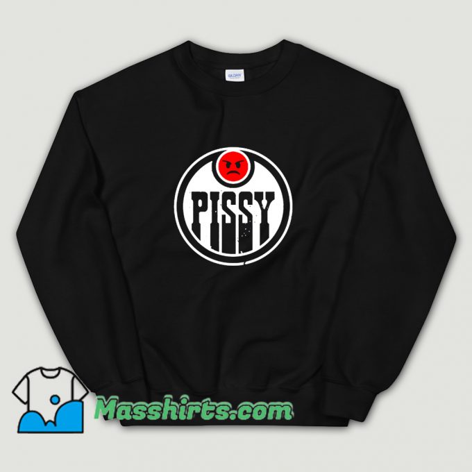 Pissy Angry Black Sweatshirt On Sale