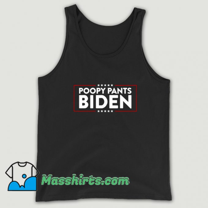 Poopy Pants Biden Anti Joe Biden Tank Top