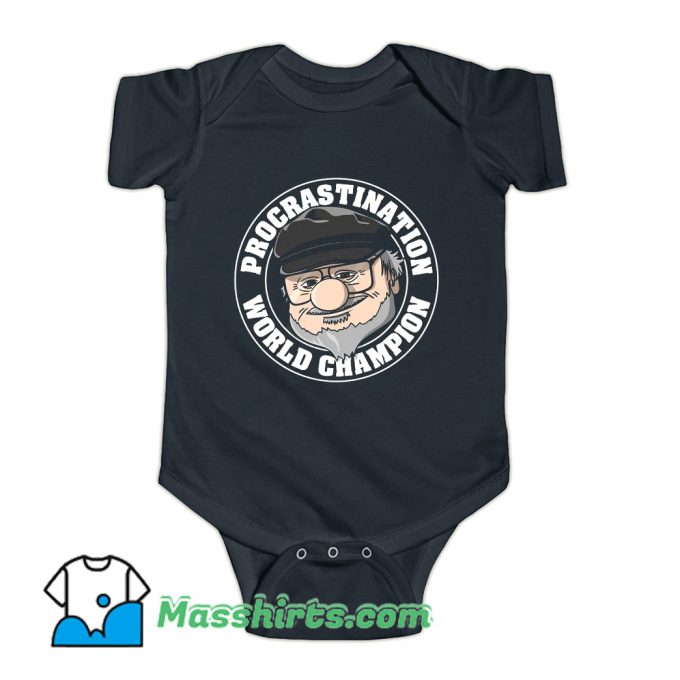 Procrastination World Champion Baby Onesie