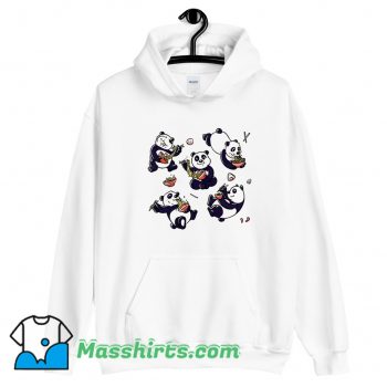 Ramen Pandas Japanese Food Hoodie Streetwear