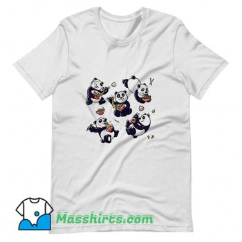 Ramen Pandas Japanese Food T Shirt Design