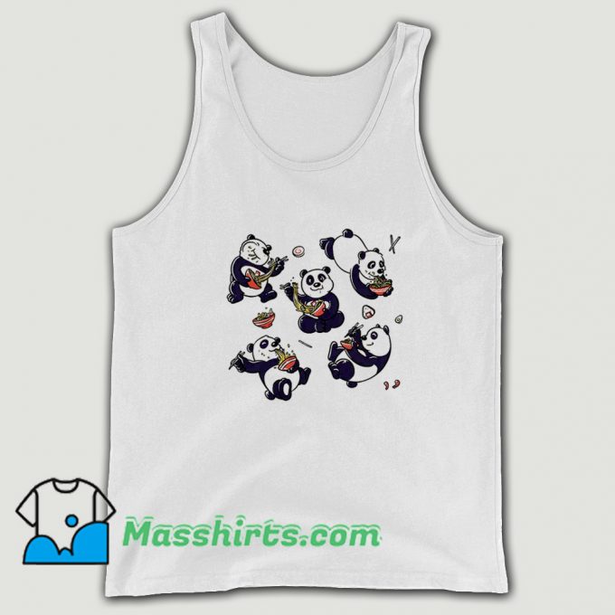 Ramen Pandas Japanese Food Tank Top