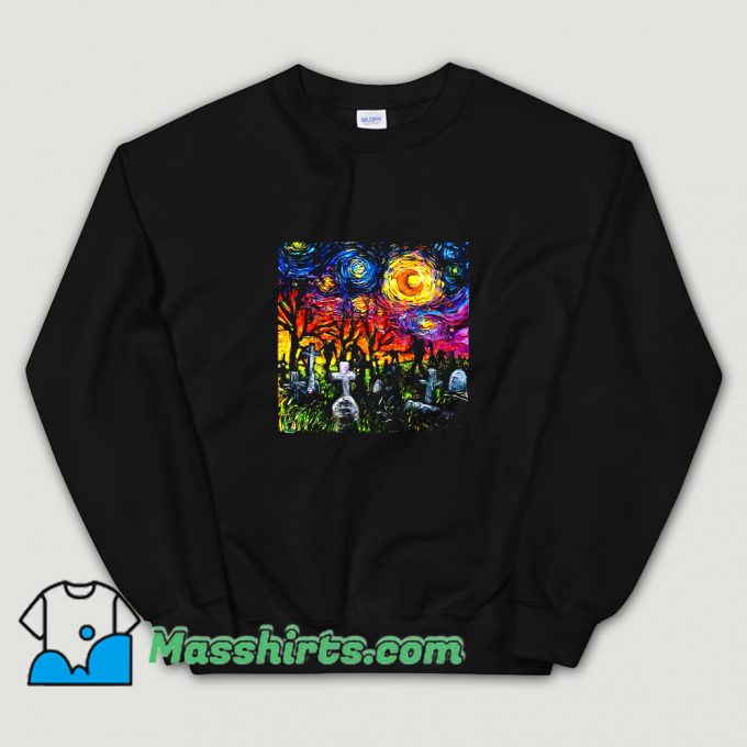 Starry Night Of The Living Dead Sweatshirt