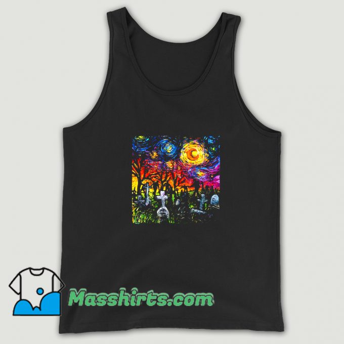 Starry Night Of The Living Dead Tank Top