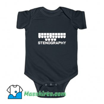 Stenography Costume Stenographer Baby Onesie