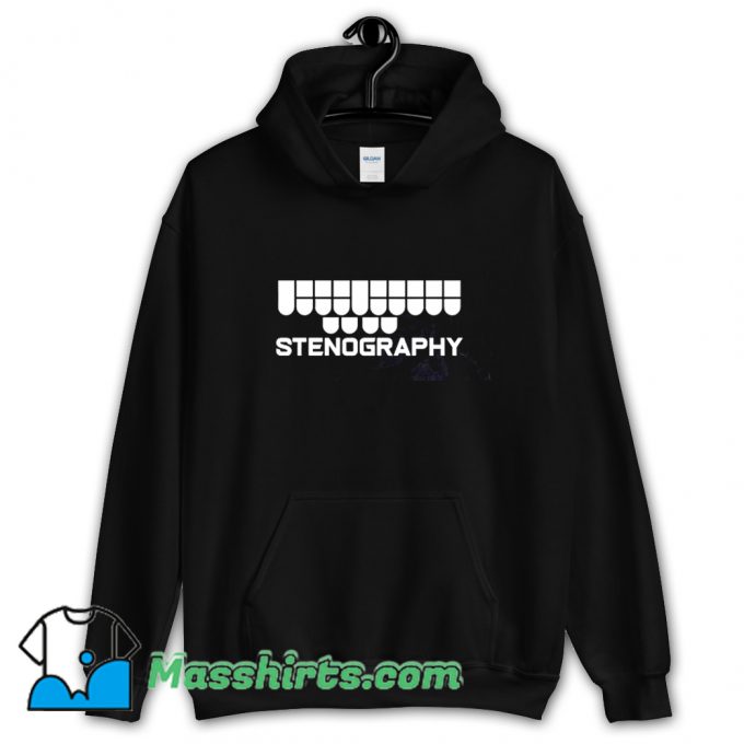 Stenography Costume Stenographer Hoodie Streetwear