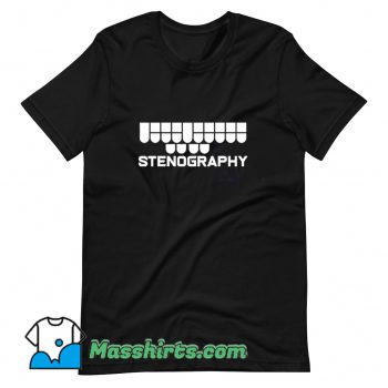 Stenography Costume Stenographer T Shirt Design