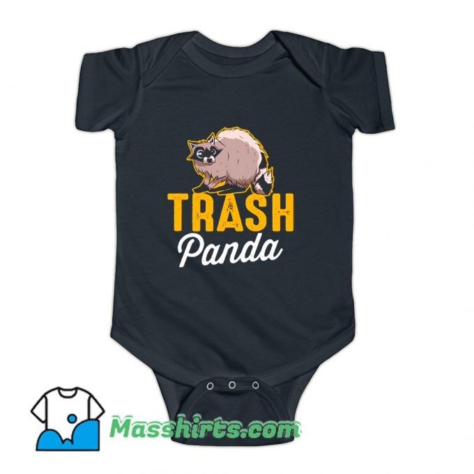 Trash Panda Garment With Adorable Racoon Baby Onesie