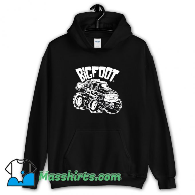 Vintage Cartoon Bigfoot Hoodie Streetwear