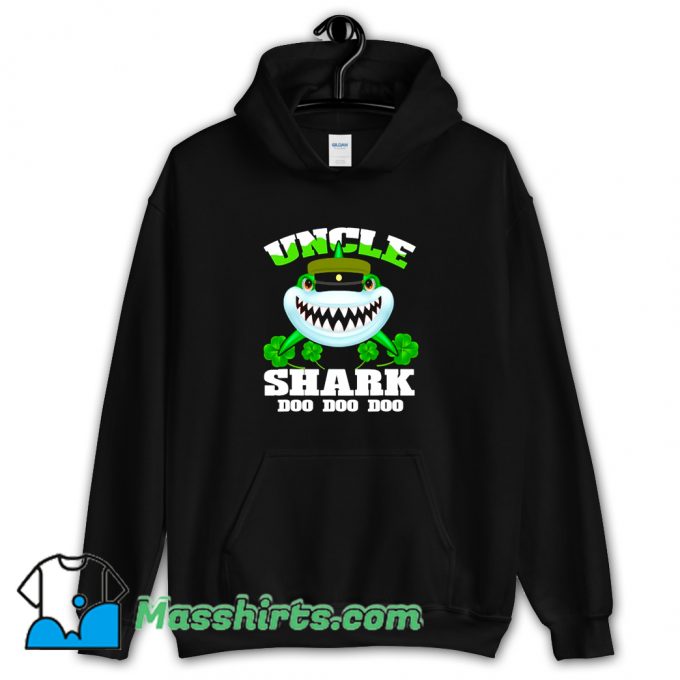 Vintage Holiday Irish Uncle Shark Doo Doo Doo Hoodie Streetwear